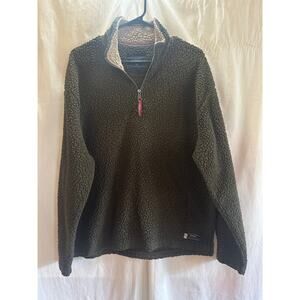 Southern Marsh Sherpa Quarter Zip Pullover – Size L (Oversized Fit)